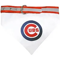 Pets First Chicago Cubs Pet Collar Bandana - Small