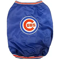 Pets First Chicago Cubs Pet Dugout Jacket - Large