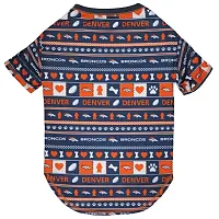Pets First Denver Broncos Pet Novel-Tee - Large