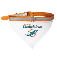 Pets First Miami Dolphins Pet Collar Bandana - Large
