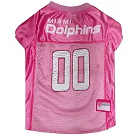 Pets First Miami Dolphins Pink Pet Jersey - Medium