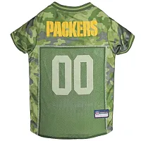 Pets First Green Bay Packers Pet Camo Jersey - Large