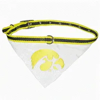 Pets First Iowa Hawkeyes Collar Bandana - Large