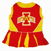 Pets First Iowa State Cheerleader Dog Dress - Medium