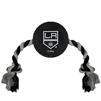Pets First Los Angeles Kings Pet Hockey Puck Rope Toy