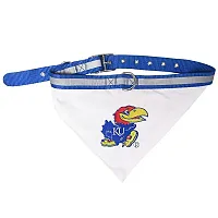 Pets First Kansas Jayhawks Collar Bandana - Small
