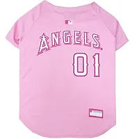 Pets First Los Angeles Angels Pink Pet Jersey - Medium