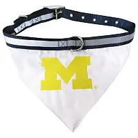Pets First Michigan Wolverines Collar Bandana - Large