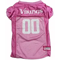Pets First Minnesota Vikings Pink Pet Jersey - Large