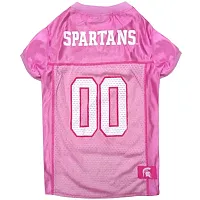 Pets First Michigan State Spartans Pink Pet Jersey - Large