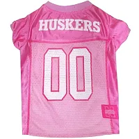 Pets First Nebraska Huskers Pink Pet Jersey - Medium