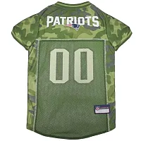 Pets First New England Patriots Pet Camo Jersey - Large