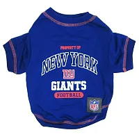 Pets First New York Giants Dog T-Shirt - Medium