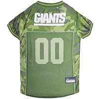 Pets First New York Giants Pet Camo Jersey - Large