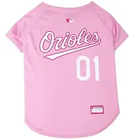 Pets First Baltimore Orioles Pink Pet Jersey - Medium
