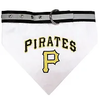 Pets First Pittsburgh Pirates Pet Collar Bandana - Large