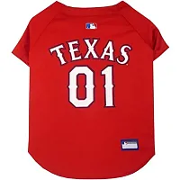 Pets First Texas Rangers Pet Jersey - Large