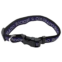 Pets First Colorado Rockies Pet Collar by Pets First - Large
