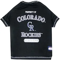 Pets First Colorado Rockies Pet T-Shirt - Medium