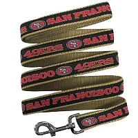 Pets First San Francisco 49ers Pet Leash by Pets First - Medium