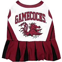 Pets First South Carolina Cheerleader Dog Dress - Small