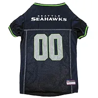 Pets First Seattle Seahawks Premium Pet Jersey - Large