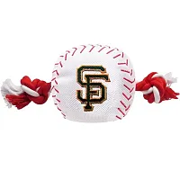 Pets First San Francisco Giants Nylon Baseball Rope Tug Toy