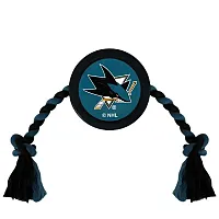 Pets First San Jose Sharks Pet Hockey Puck Rope Toy
