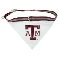 Pets First Texas A&M Dog Collar Bandana - Small