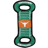 Pets First Texas Longhorns Field Pull Pet Toy
