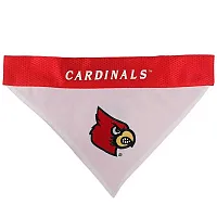 Pets First Louisville Cardinals Pet Reversible Bandana - S/M