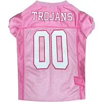 Pets First Southern Cal Trojans Pink Pet Jersey - Medium