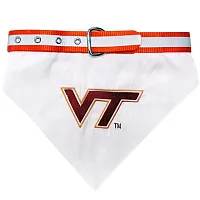 Pets First Virginia Tech Hokies Pet Collar Bandana - Small