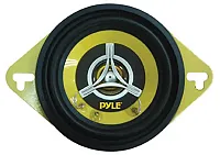 Speaker 3.5&quot; 2-Way Pyle Gear 120Watts; Yellow Basket/Cone