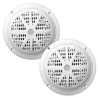 Pyle 5&quot; White Waterproof Marine Spreaker