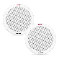 Pyle 6.5&quot; 2-Way Dual Cone Marine Speakers White 400W Max