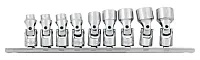 PERFORM TOOL W36981 9Pc 1/4&#039; Dr. Met Flex Skt