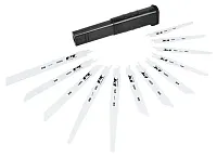 PERFORM TOOL W721 12Pc Recip Saw Blade Set