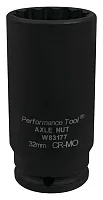 PERFORM TOOL W83177 32Mm 12Pt Axle Nut Socket