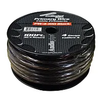 Power Wire Audiopipe 4Ga 100&#039; Black