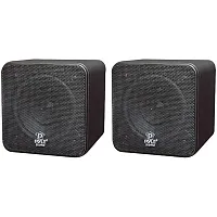 PYLE HOME PCB4BK 4?, 200-Watt Mini-Cube Bookshelf Speakers (Blac
