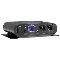 Pyle Pfa330Bt 90-Watt-Peak 2.0-Channel Class-T Mini Amplifier With Bluetooth, Mi