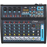 Pyle Pmxu83Bt 8-Channel Bluetooth Studio Mixer