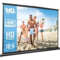 Pyle Prjtp53 Retractable Pull-Out-Style Manual Projector Screen 