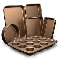 Nutrichef Ncbk6Tr7 6-Piece Nonstick Kitchen Bakeware Set