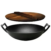 Nutrichef Ncciwok60 Cast Iron Wok
