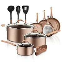 Nutrichef Nccw14S 14-Piece Kitchenware Pots And Pans Set