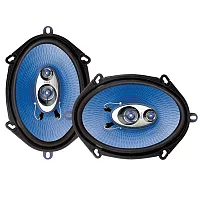 Pyle Pl573Bl Blue Label 5-Inch X 7-Inch/6-Inch X 8-Inch 300-Watt-Max 3-Way Coaxi