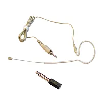 Pyle Pmem1 Wired Single Over-Ear Head-Worn Boom Microphone Headset With Windscre