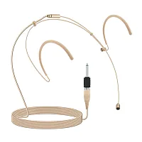 Pyle Pmhm2 Wired Double Over-Ear Head-Worn Boom Microphone Headset With Windscre